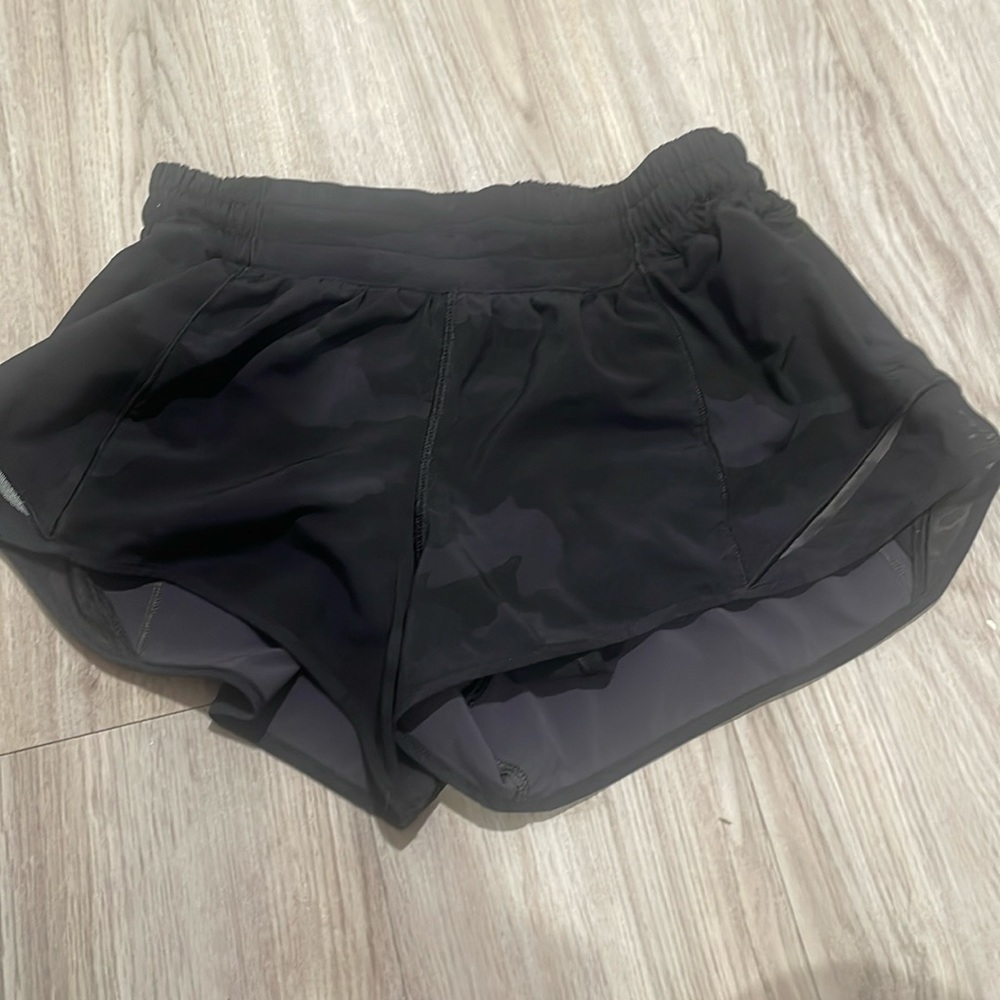 Lululemon Black Camo Shorts
